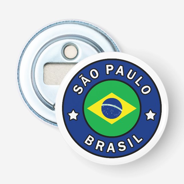 São Paulo Brasil Bottle Opener (Front)