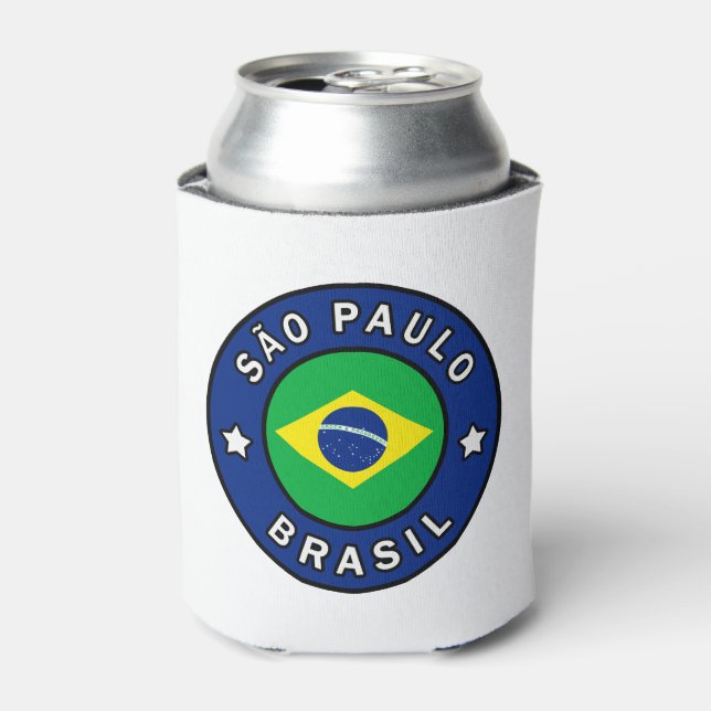 São Paulo Brasil Can Cooler (Can Front)