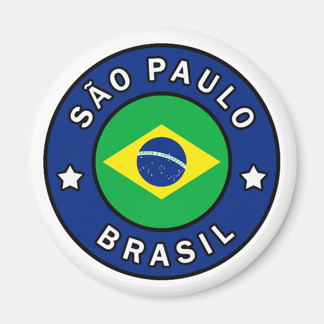 São Paulo Brasil Magnet (Front)