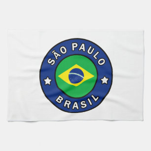 São Paulo Brasil Tea Towel