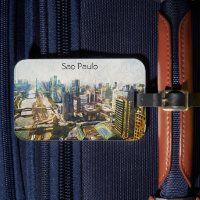 Sao Paulo Brazil Cityscape Painting