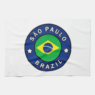 São Paulo Brazil Tea Towel