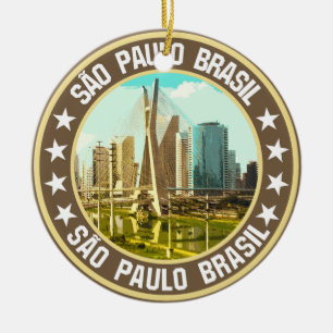 São Paulo Ceramic Tree Decoration