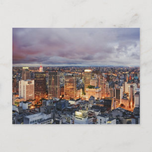 Sao Paulo Cityscape Postcard