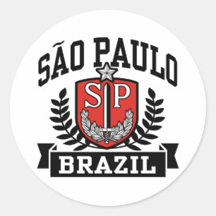 Sao Paulo Classic Round Sticker