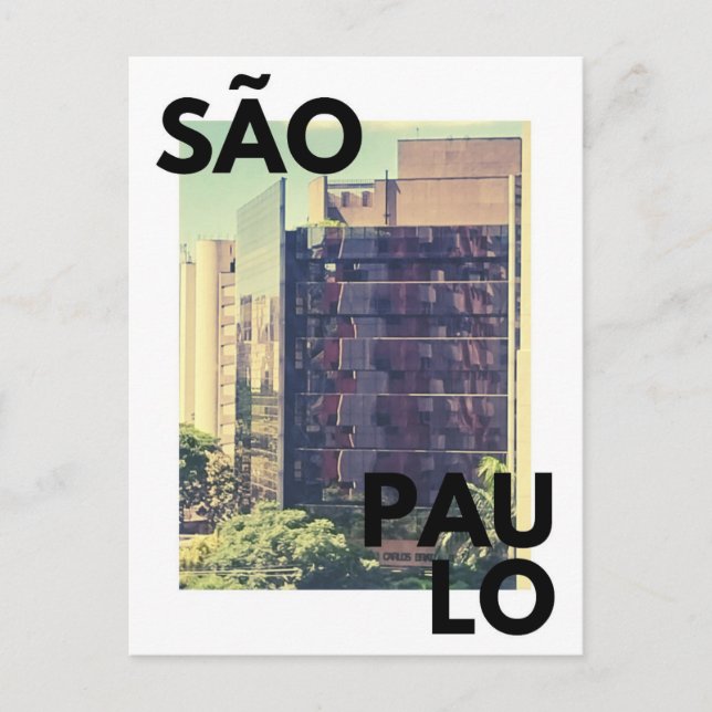 São Paulo  Postcard (Front)