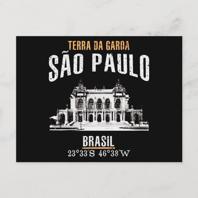 São Paulo Postcard (Front)