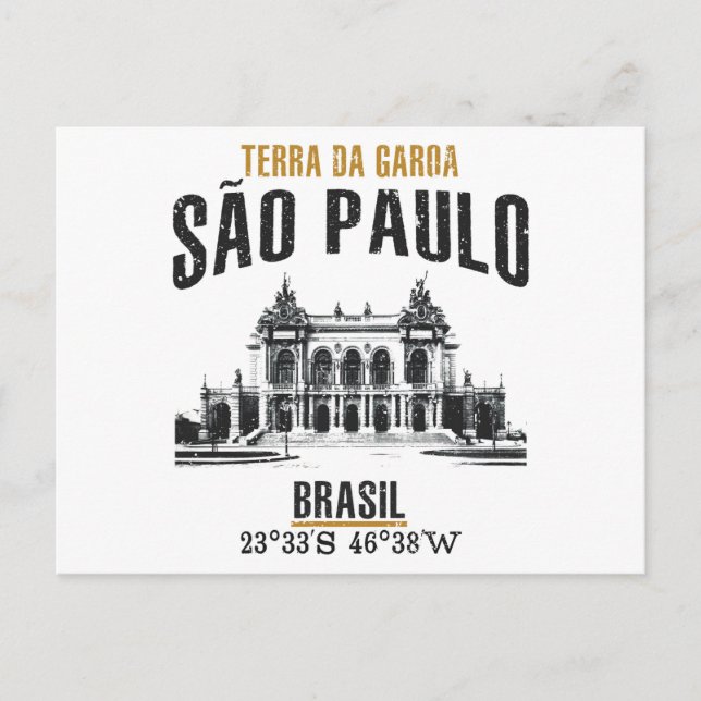 São Paulo Postcard (Front)