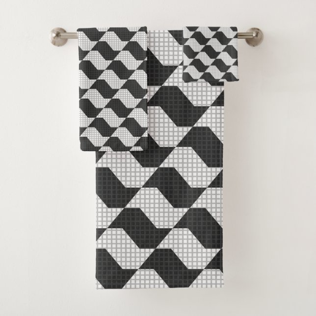 Sao Paulo Sidewalk - SP Bath Towel Set (Insitu)