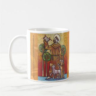São Saint Francis of Assis Coffee Mug Cubist Relig