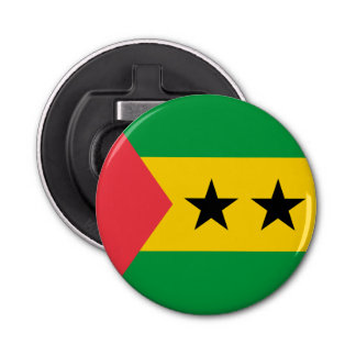 Sao Tome and Principe Flag Bottle Opener