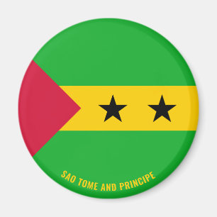 Sao Tome and Principe Flag Charming Patriotic Magnet