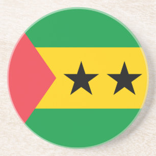 Sao Tome and Principe Flag Coaster