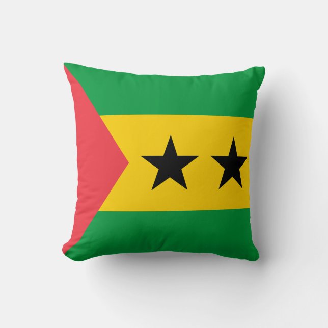 Sao Tome and Principe Flag Cushion (Front)