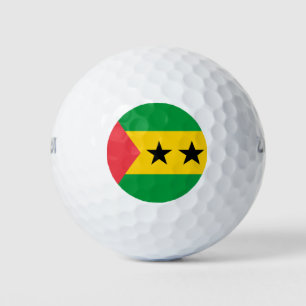 Sao Tome and Principe Flag Golf Balls