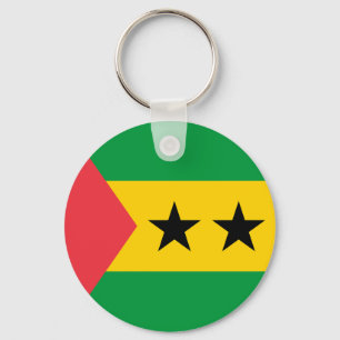 Sao Tome and Principe Flag Key Ring