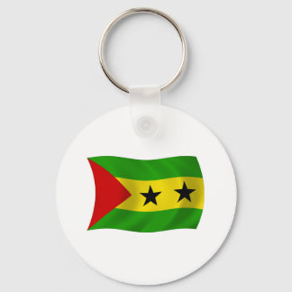 Sao Tome and Principe Flag Keychain
