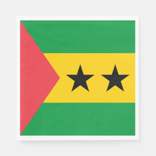 Sao Tome and Principe Flag Napkin
