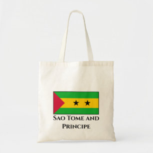 Sao Tome and Principe Flag Tote Bag
