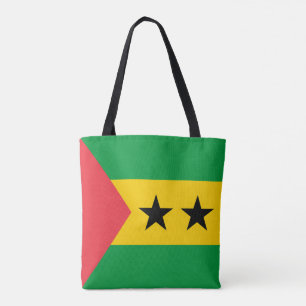 Sao Tome and Principe Flag Tote Bag