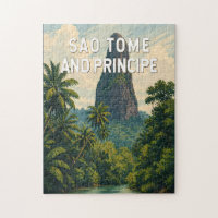 Sao Tome and Principe Illustration Travel Art