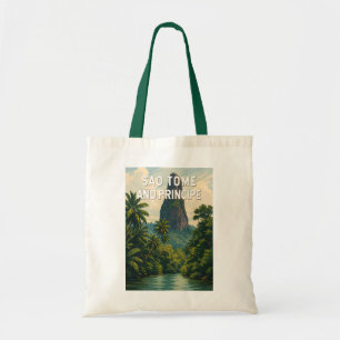 Sao Tome and Principe Illustration Travel Art Tote Bag