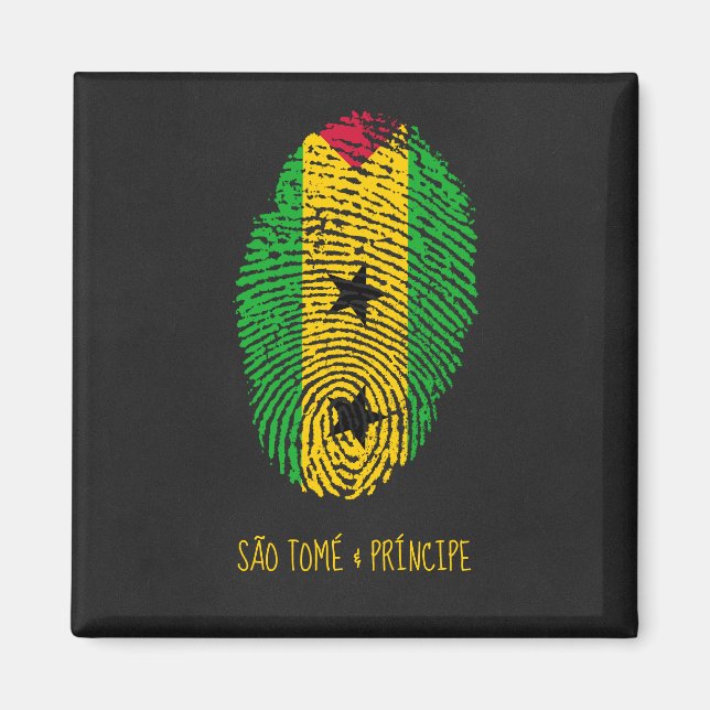 São Tomé and Príncipe Magnet (Front)