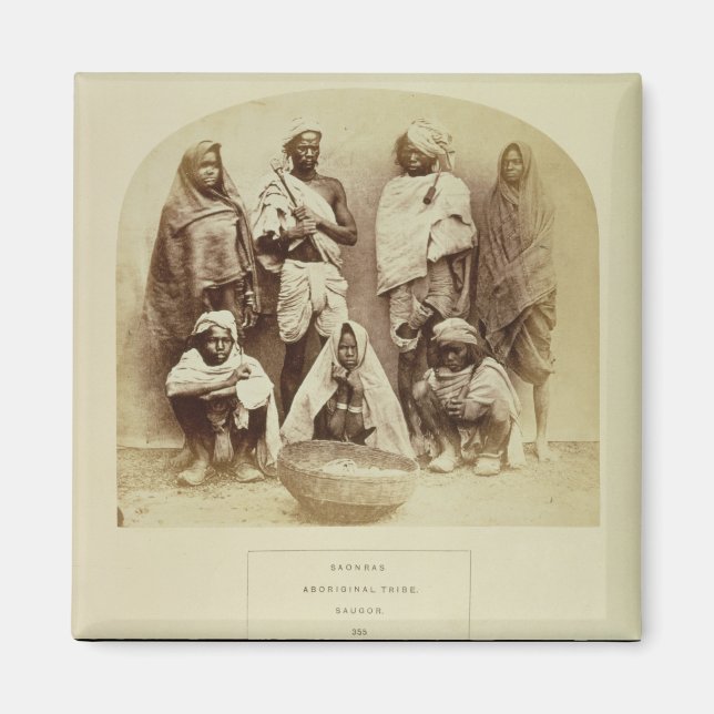 Saonras, an Aboriginal Tribe from Saugor, Central Magnet (Front)