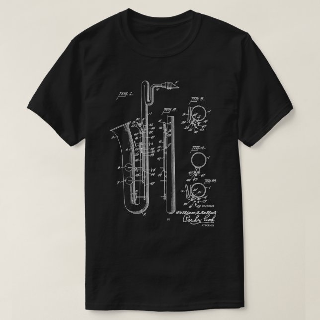 Saophone Bari Sa Patent Style Cool Saophonist  T-Shirt (Design Front)