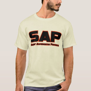 SAP Super Awesome Powers Funny Superhero T-Shirt
