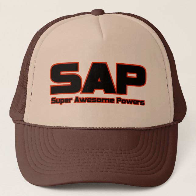 SAP - Super Awesome Powers Trucker Hat (Front)