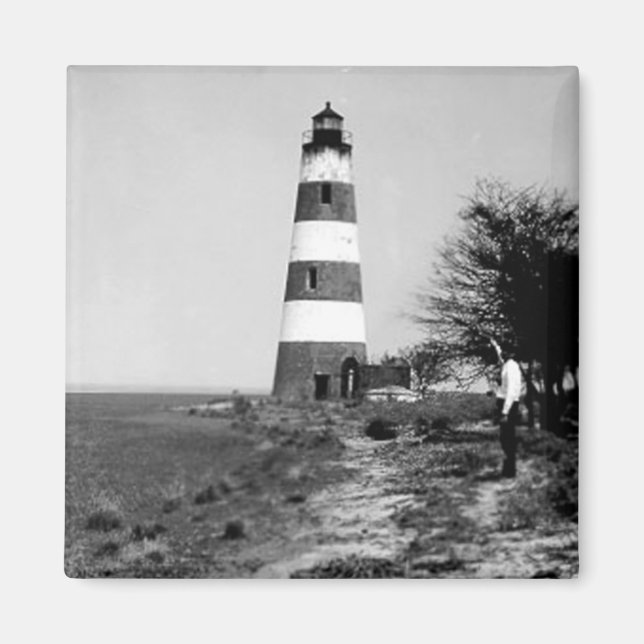 Sapelo Island Lighthouse Magnet (Front)