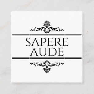 Sapere Aude Enclosure Card