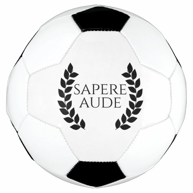 Sapere Aude Soccer Ball (Front)