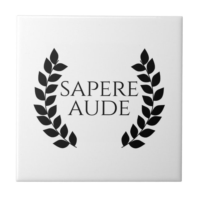 Sapere Aude Tile (Front)