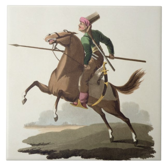 Saphir, from 'Costumes of the Various Nations', Vo Tile (Front)