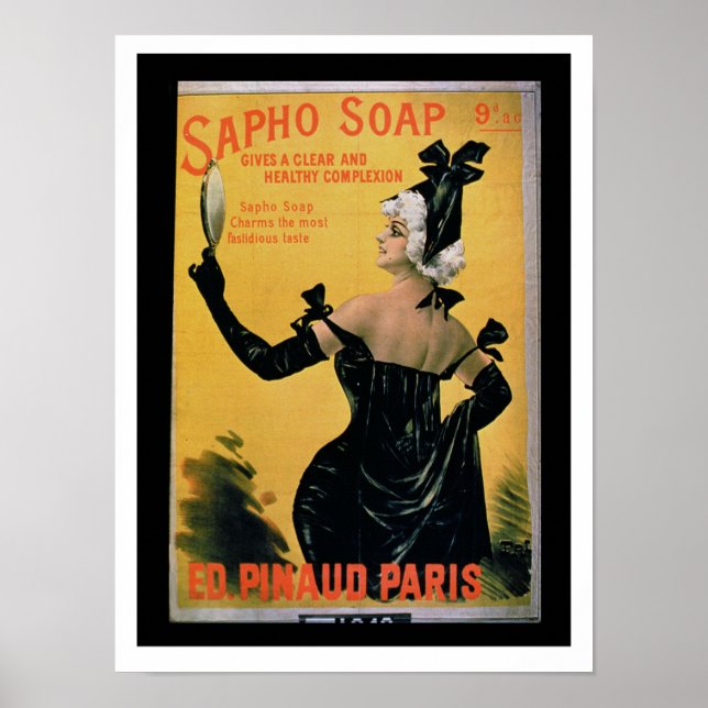 'Sapho Soap - Gives a Clear and Healthy Complexion Poster (Front)