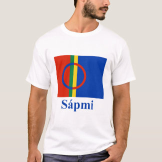Sapmi Flag with Name in Saami T-Shirt