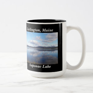 Saponac Lake Burlington, Maine Mug