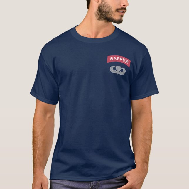 Sapper Parachutist T-shirts (v2) (Front)