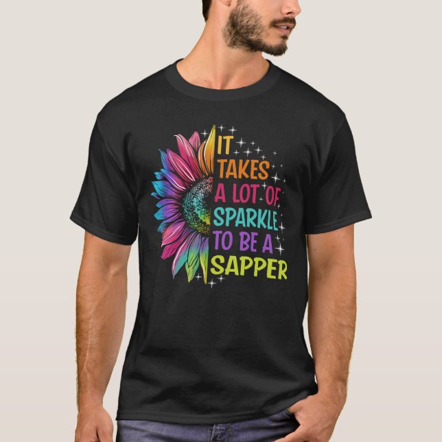Sapper Sparkle T-Shirt (Front)