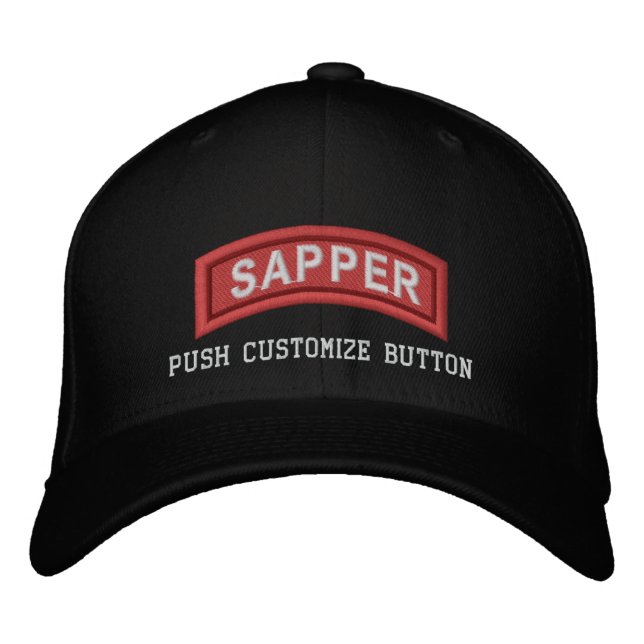 Sapper tab embroidered hat (Front)