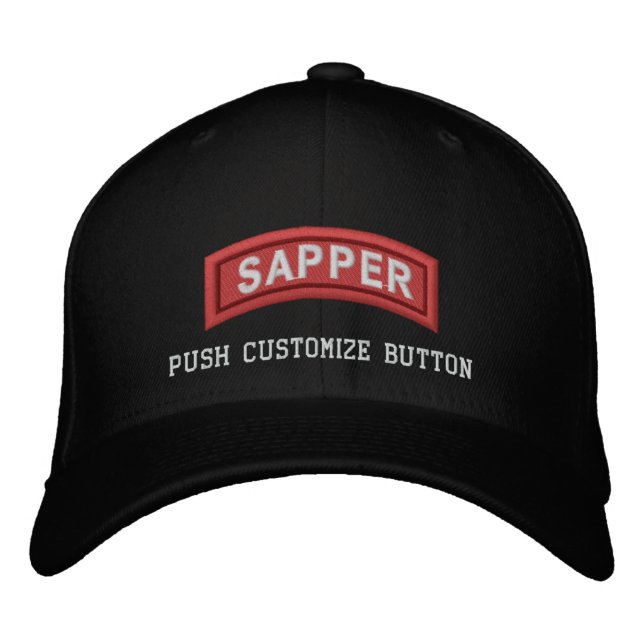 Sapper tab embroidered hat (Front)