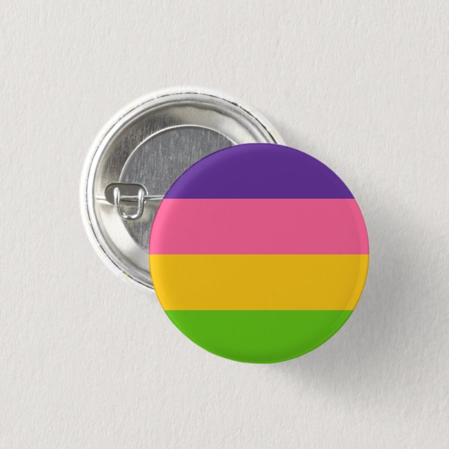 Sapphic Pride Flag 3 Cm Round Badge (Front & Back)