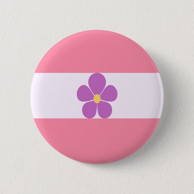 Sapphic Pride Flag 6 Cm Round Badge (Front)