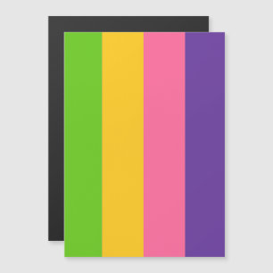 Sapphic Pride Flag Magnetic Invitation