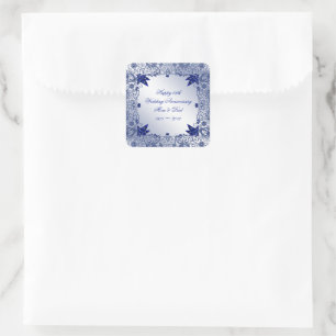 Sapphire 45th Wedding Anniversary Square Sticker