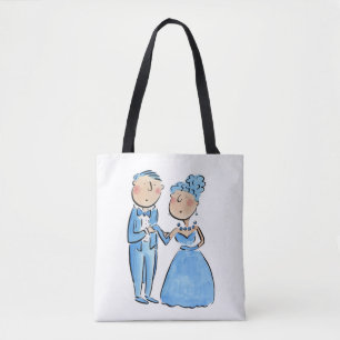 Sapphire Anniversary Tote Bag