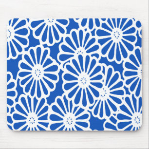 Sapphire Asian Moods Floral Mouse Pad