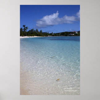 Sapphire Beach, St. Thomas Poster
